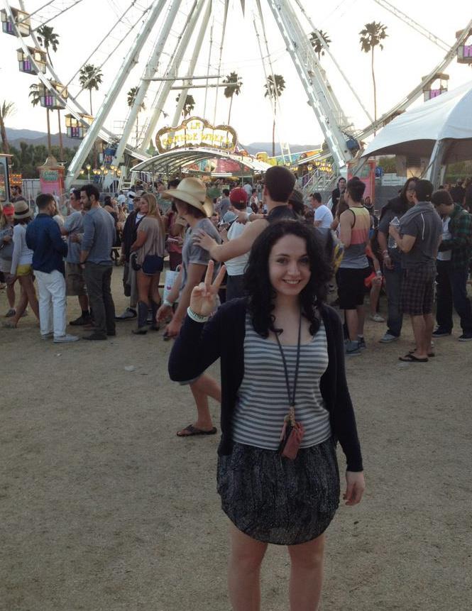 Me at Coachella. Best time ever!